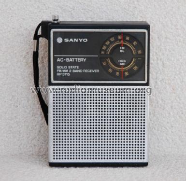 FM/AM 2 Band Receiver RP-5115; Sanyo Electric Co. (ID = 1355653) Radio