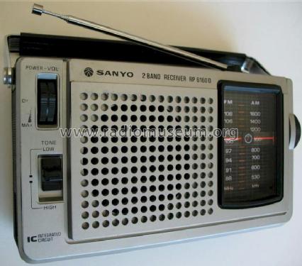 2 Band Receiver RP-6160D; Sanyo Electric Co. (ID = 391317) Radio