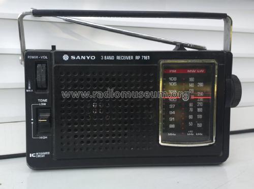 3 Band Receiver RP 7161; Sanyo Electric Co. (ID = 1489778) Radio