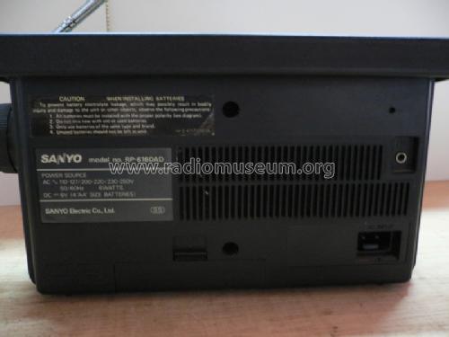 2 Band Receiver RP-6160AD; Sanyo Electric Co. (ID = 1016700) Radio