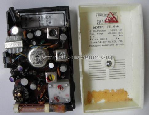 6 Transistor Personal TH-600; Sanyo Electric Co. (ID = 812860) Radio