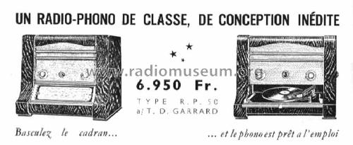 Ceres RP50; SBR Société Belge (ID = 1860785) Radio