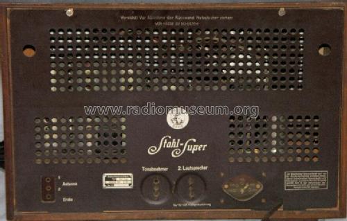 Stahlsuper W; Schaleco - Schackow, (ID = 192796) Radio