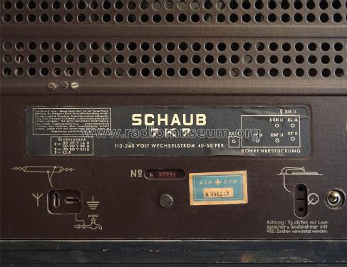 7K7; Schaub und Schaub- (ID = 1715533) Radio