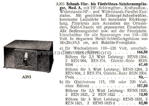Alpha-Kraft G - 5 Röhren; Schaub und Schaub- (ID = 2705316) Radio