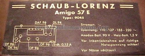 Amigo 57E 9045; Schaub und Schaub- (ID = 90877) Radio