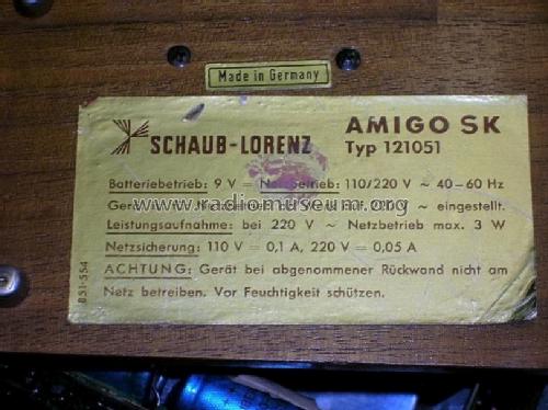 Amigo SK 121051; Schaub und Schaub- (ID = 581799) Radio