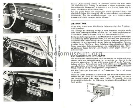 Autohalterung Touring 70/80 Universal 790506; Schaub und Schaub- (ID = 1984584) Misc