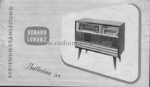 Ballerina 58 7010; Schaub und Schaub- (ID = 368072) Radio