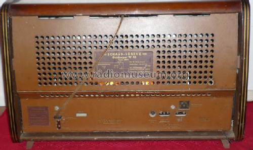 Goldsuper W42 Type 3079; Schaub und Schaub- (ID = 1061076) Radio