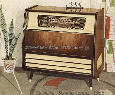 Goldtruhe Balalaika 7046; Schaub und Schaub- (ID = 850) Radio