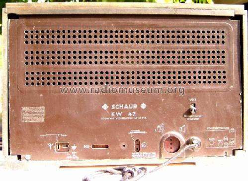 KW42; Schaub und Schaub- (ID = 230940) Radio