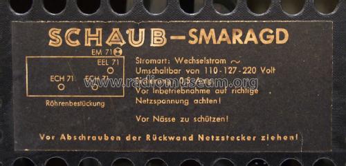 Smaragd ; Schaub und Schaub- (ID = 400811) Radio