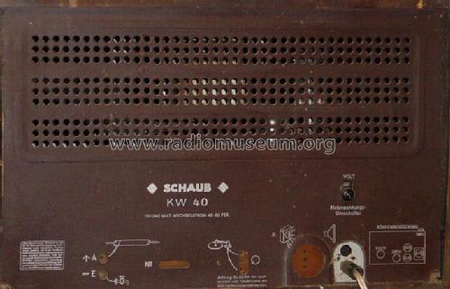 Super KW40; Schaub und Schaub- (ID = 102794) Radio