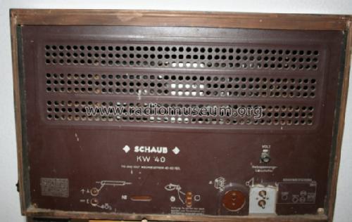 Super KW40; Schaub und Schaub- (ID = 288806) Radio