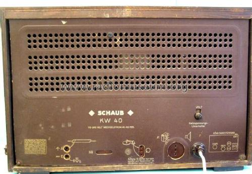 Super KW40; Schaub und Schaub- (ID = 87000) Radio