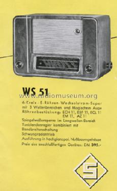 Super WS51 W II; Schaub und Schaub- (ID = 734047) Radio