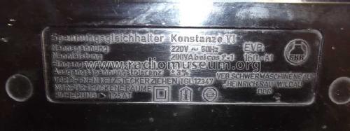 Spannungsgleichhalter Konstanze VI ; Schwermaschinenbau H (ID = 1062344) Power-S