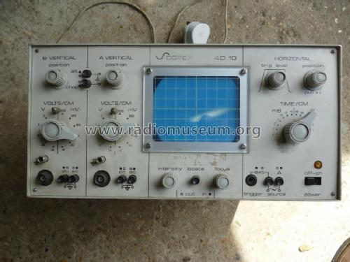 Oscilloscope 4D10a; Scopex Instruments; (ID = 2621336) Equipment