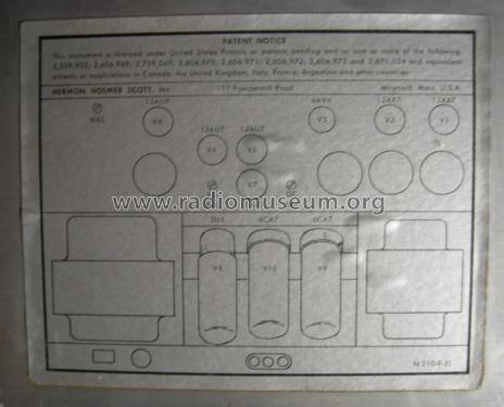 Dynaural Laboratory Amplifier 210F; Scott; H.H.; Maynard (ID = 1438437) Ampl/Mixer