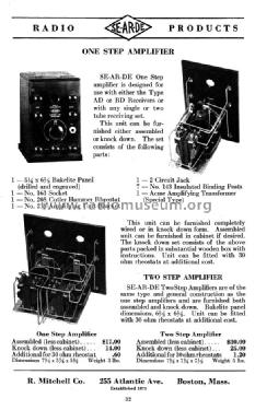 One Step Amplifier panel ; Se-Ar-De brand; (ID = 828430) mod-pre26