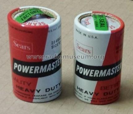 Powermaster - Better Quality - Heavy Duty - Size 'C' - 1½ Volts 344665; Sears, Roebuck & Co. (ID = 1742734) Power-S