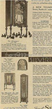 Silvertone 1154 Alden Order= 57FM 1154 or 1155; Sears, Roebuck & Co. (ID = 1290935) Radio