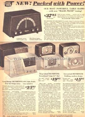 Silvertone 15 Ch= 132.844 Order=57K 015; Sears, Roebuck & Co. (ID = 1622302) Radio