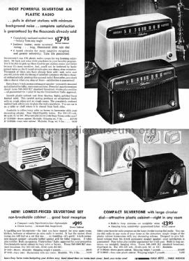 Silvertone 1 Ch= 132.878 Order=57D 01; Sears, Roebuck & Co. (ID = 1325078) Radio