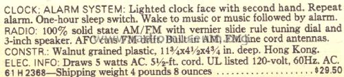 Silvertone 2368 Order= 57G 2368; Sears, Roebuck & Co. (ID = 1609413) Radio