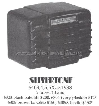 Silvertone 6404 Ch= 101.566-1 ; Sears, Roebuck & Co. (ID = 1473732) Radio