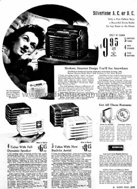 Silvertone Order= 57D 6408 Ch= 101.567A; Sears, Roebuck & Co. (ID = 1298240) Radio