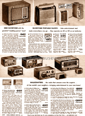 Silvertone Order= 57E 09260, 57ET 9261; Sears, Roebuck & Co. (ID = 1731638) Radio