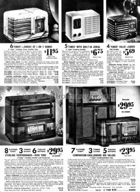 Silvertone Order= 57F 3241 Ch= 132.804 , 132.804-1B; Sears, Roebuck & Co. (ID = 1310329) Radio