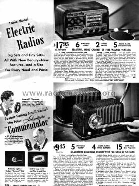 Silvertone Order= 57H 3351 Ch= 132.802 ; Sears, Roebuck & Co. (ID = 1309883) Radio