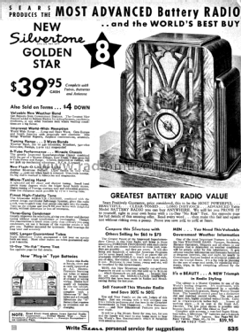 Silvertone 1923 Order= 57KM 1923 Ch= 334 ; Sears, Roebuck & Co. (ID = 1271555) Radio