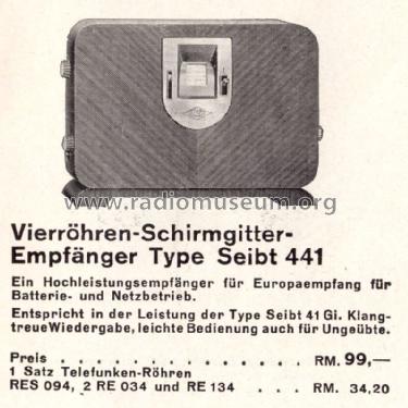 441; Seibt, Dr. Georg (ID = 1385276) Radio