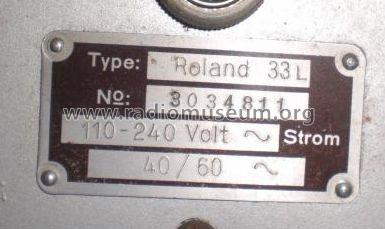 Roland 33L; Seibt, Dr. Georg (ID = 1648747) Radio