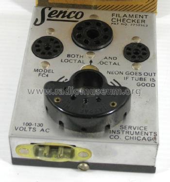 FC-4 Tube Filament Checker; Senco; Addison and (ID = 1536515) Equipment