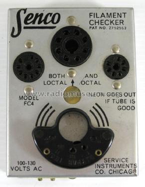 FC-4 Tube Filament Checker; Senco; Addison and (ID = 1536516) Equipment