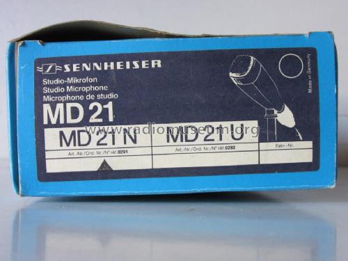 Dynamisches Mikrofon MD21-N, -2, -U; Sennheiser (ID = 2420186) Microphone/PU