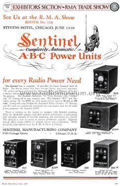 Automatic 'A' Unit ; Sentinel Radio Corp. (ID = 1795925) Power-S