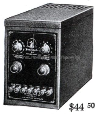 B-C Unit ; Sentinel Radio Corp. (ID = 1795931) Power-S