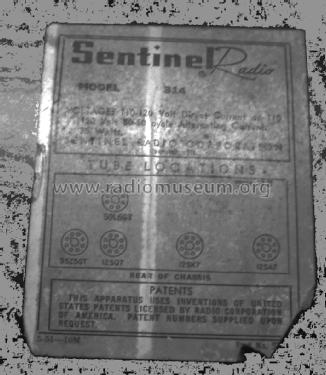 IU-314W ; Sentinel Radio Corp. (ID = 1788465) Radio