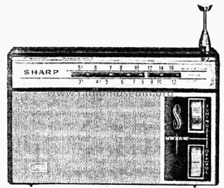 Eight Transistor BX-389; Sharp; Osaka (ID = 639018) Radio