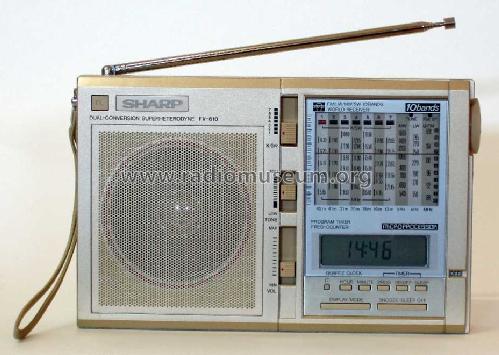 Dual Conversion Superheterodyne FV-610GG; Sharp; Osaka (ID = 157155) Radio