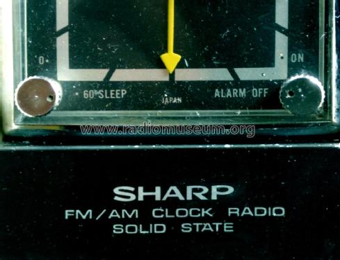 FM/AM Clock Radio FXC-12 ; Sharp; Osaka (ID = 2524272) Radio