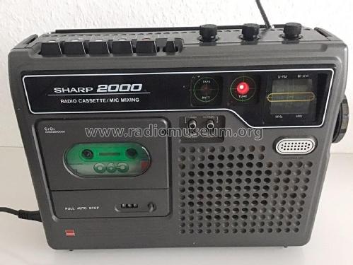 2000 Radio Tape Recorder GF-2000H; Sharp; Osaka (ID = 2833467) Radio