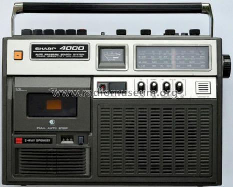 GF-4000H; Sharp; Osaka (ID = 1095232) Radio