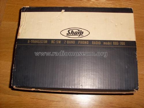 Mini Sterephono BXG-700; Sharp; Osaka (ID = 1540594) Radio